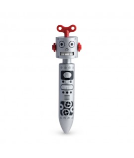 Robot Clicke Pen (Silver)
