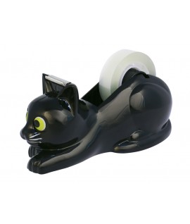 3D Tape dispenser - Cat (Black)