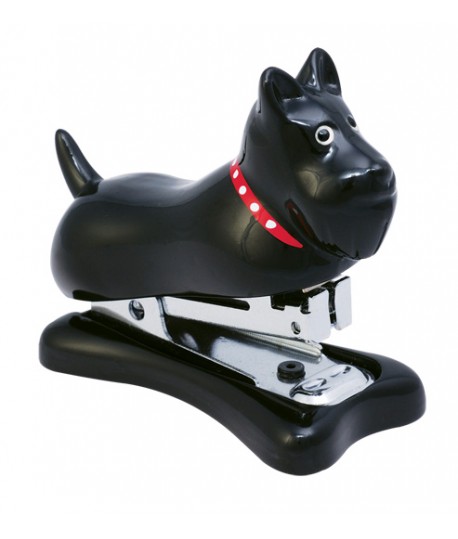 Mini Stapler - Animals - Dog (Black)