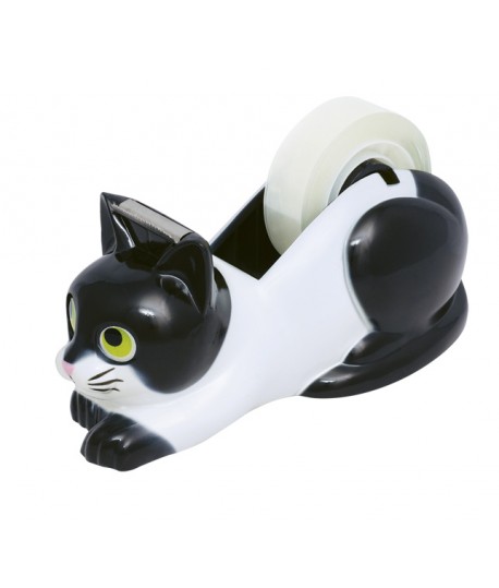 3D Tape dispenser - Cat (White)